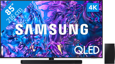Le produit Samsung QLED 4K 85Q70D (2024) + Barre de Son ne sera plus jamais disponible