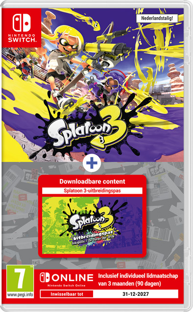 Le produit Splatoon 3 + Pas d'Extension + 3 mois de Nintendo Switch Online ne sera plus jamais disponible