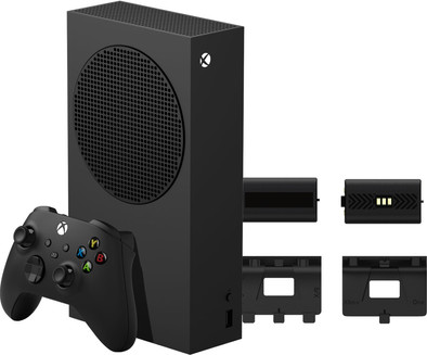 Xbox Series S 1 TB Zwart + BlueBuilt Oplaadbare Batterijen is nooit meer leverbaar