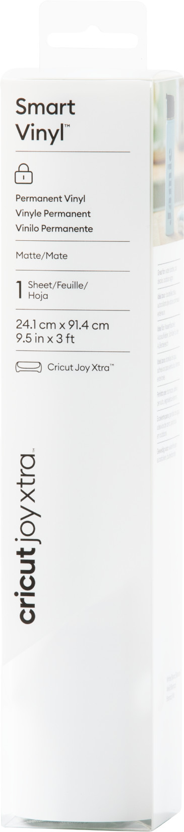 Cricut Joy Xtra Smart Vinyl Permanent 24x91cm Wit is nooit meer leverbaar