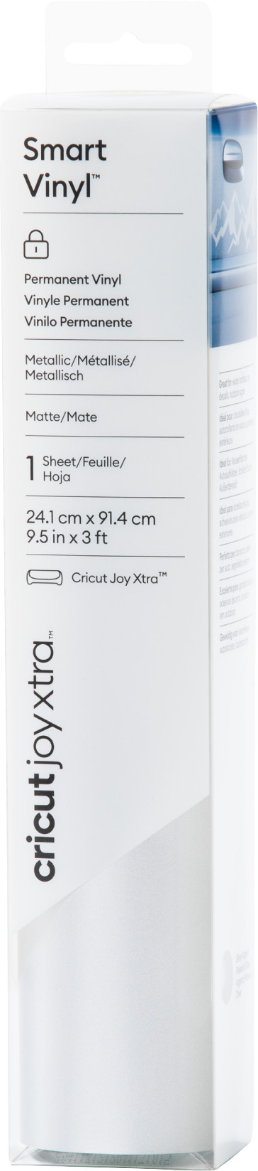 Cricut Joy Xtra Smart Vinyl Permanent 24x91cm Mat Zilver is nooit meer leverbaar