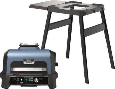 Ninja Woodfire Pro XL Elektrische BBQ Grill en Roker OG901EU + Ninja Woodfire Standaard is nooit meer leverbaar
