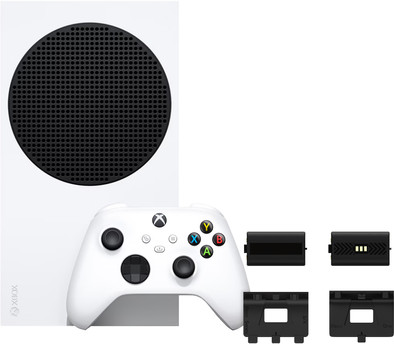 Le produit Xbox Series S + 3 Mois Game Pass Ultimate Pack + BlueBuilt Batteries Rechargeables ne sera plus jamais disponible
