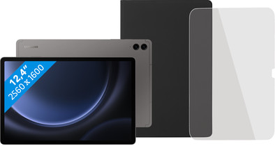 Samsung Galaxy Tab S9 FE Plus 256 GB Wifi Grijs + Beschermpakket is nooit meer leverbaar