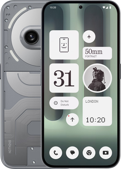 Nothing Phone (2a) Plus 256GB Grijs 5G is nooit meer leverbaar