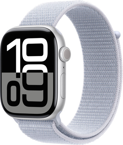 Apple Watch Series 10 4G 46mm Zilver Sport Loop is nooit meer leverbaar