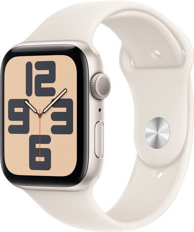 Le produit Apple Watch SE 2024 44 mm Lumière Stellaire Bracelet Sport S/M ne sera plus jamais disponible