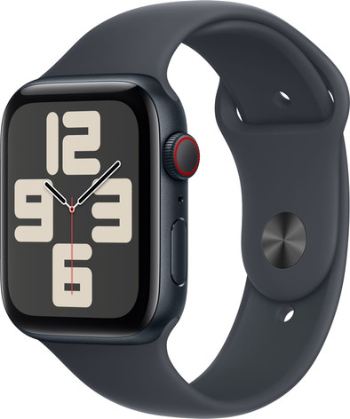 Apple Watch SE 2024 4G 44mm Midnight Sportband M&#x2F;L is nooit meer leverbaar