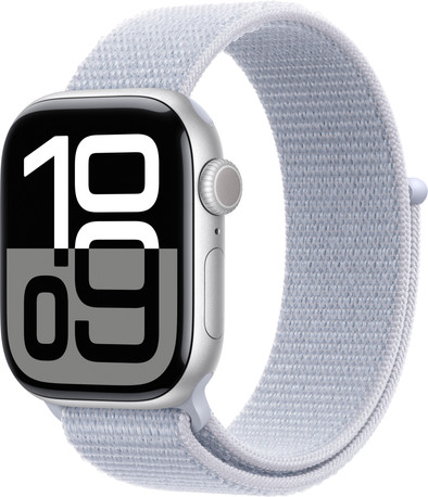 Apple Watch Series 10 42mm Zilver Sport Loop is nooit meer leverbaar