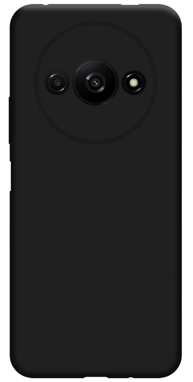 Just in Case Soft Design Redmi A3 Back Cover Zwart is nooit meer leverbaar
