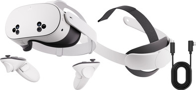 Meta Quest 3S 128GB + Link Cable + Elite Strap is nooit meer leverbaar