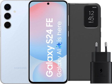 Samsung Galaxy S24 FE 128GB Blauw 5G + Accessoirepakket is nooit meer leverbaar
