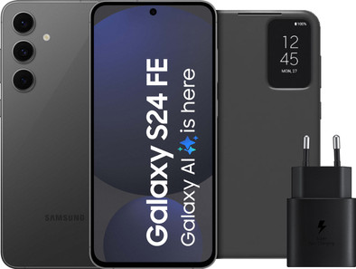 Samsung Galaxy S24 FE 256GB Grijs 5G + Accessoirepakket is nooit meer leverbaar