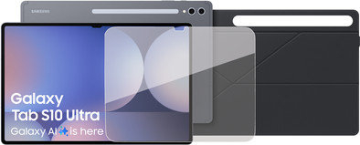 Samsung Galaxy Tab S10 Ultra 14,6 inch 512GB Wifi en 5G Grijs + Beschermpakket is nooit meer leverbaar