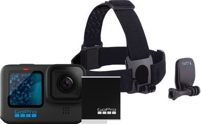GoPro HERO 11 Black + Head Strap + Enduro Battery is nooit meer leverbaar
