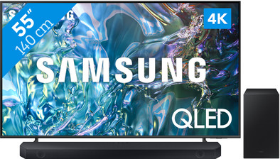 Samsung QLED 4K 55Q64D (2024) + Samsung HW-Q60C (2023) is nooit meer leverbaar