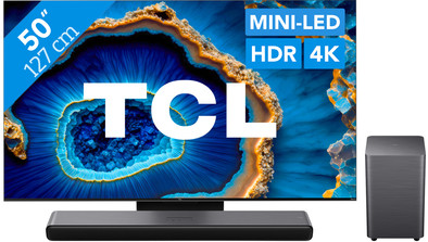 Le produit TCL QLED 50C803 (2023) + TCL S55H 2.1 Barre de Son ne sera plus jamais disponible