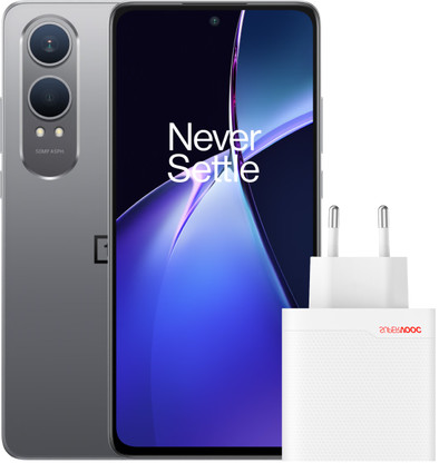 OnePlus Nord CE 4 Lite 256GB Grijs 5G + OnePlus Oplader 80W met 2 Poorten + Usb C kabel is nooit meer leverbaar