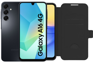 Le produit Samsung Galaxy A16 128 Go Noir 4G + BlueBuilt Book Case Noir ne sera plus jamais disponible