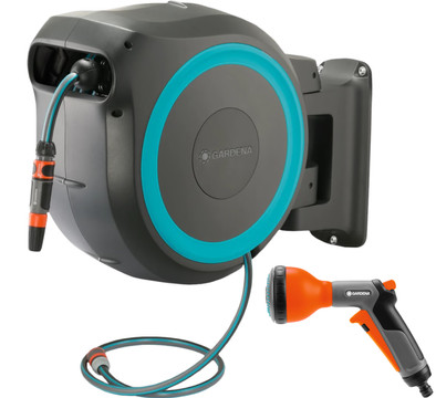 Le produit Gardena Dévidoir Mural Automatique PowerRoll XL P4A Set + Classic Pistolet Multifonctions ne sera plus jamais disponible