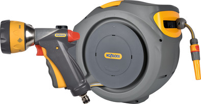 Hozelock AutoReel 20m + Hozelock Multi Spray Ultramax is nooit meer leverbaar