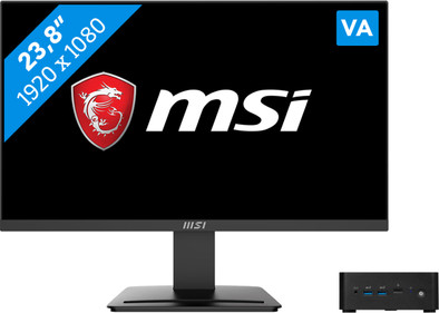 MSI Cubi NUC 1M-002EU + MSI Pro MP2412 is no longer available