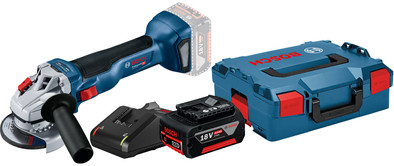 Bosch Professional GWS 18V-10 5,0 Ah GBA Accu Starterspakket is nooit meer leverbaar