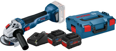 Bosch Professional GWS 18V-10 5,5 Ah ProCORE Accu (2x) Starterspakket is nooit meer leverbaar