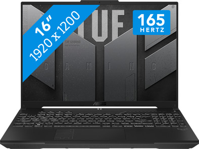 ASUS TUF Gaming F16 FX607JV-N3108W Azerty is nooit meer leverbaar