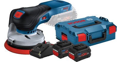 Bosch Professional GEX 18V-125 5.5Ah ProCORE Battery (2x) Starter Kit is no longer available