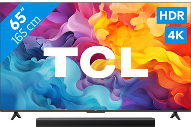 TCL 4K Led 65P61B + TCL S45H 2.0 is nooit meer leverbaar