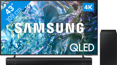 Samsung QLED 4K 43Q64D (2024) + Samsung HW-B530 (2022) is nooit meer leverbaar