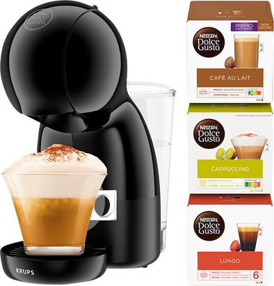 Krups Dolce Gusto Piccolo XS + 48 capsules is nooit meer leverbaar