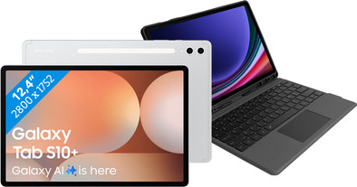Samsung Galaxy Tab S10 Plus 12.4 inches 512GB WiFi Silver + BlueBuilt Keyboard Cover AZERTY is no longer available