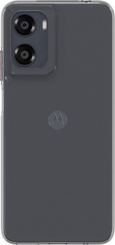 Just in Case Soft Design Motorola Moto E15 Back Cover Transparant is nooit meer leverbaar