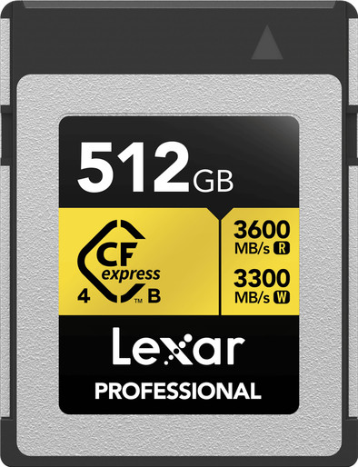Le produit Lexar Professional GOLD 4.0 512 Go CFexpress Type B ne sera plus jamais disponible