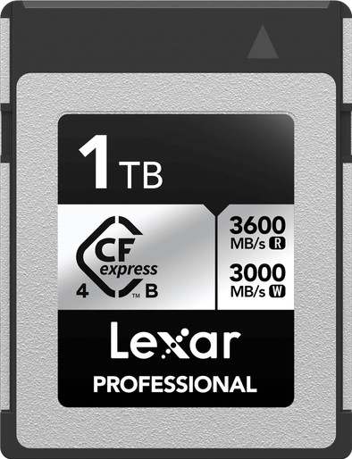 Lexar Professional SILVER 4.0 1TB CFexpress Type B is no longer available