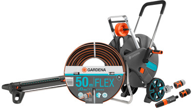 GARDENA Comfort FLEX 50m CleverRoll L Medium Sprinkler Pack is no longer available