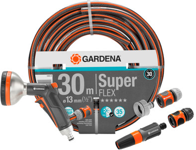 Gardena Premium SuperFLEX 30m Premium Broespakket is nooit meer leverbaar