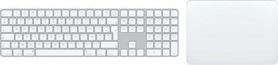 Apple Magic Keyboard met numeriek toetsenblok en Touch ID AZERTY + Apple Magic Trackpad is nooit meer leverbaar