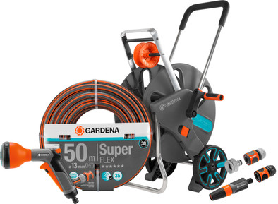 GARDENA Premium SuperFLEX 50m CleverRoll L Classic Spray Nozzle Pack is no longer available