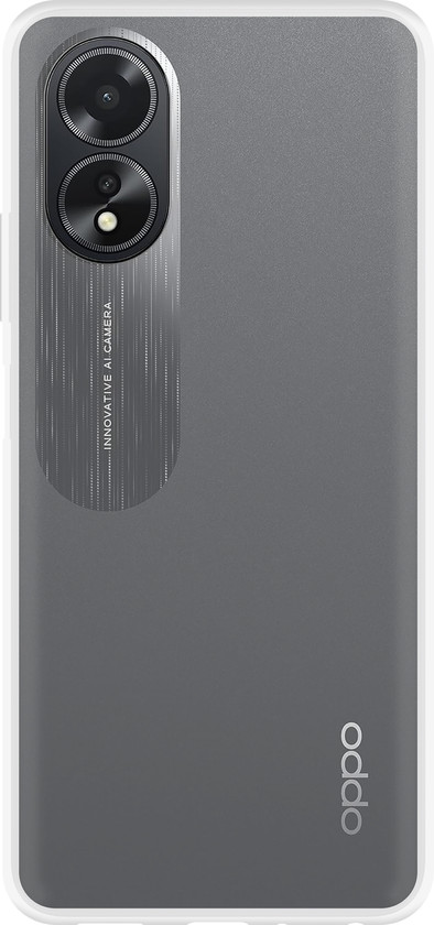 Just in Case Soft Design Oppo A38 4G &#x2F; A18 4G Back Cover Transparant is nooit meer leverbaar