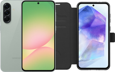 Samsung Galaxy A56 128GB Groen 5G + BlueBuilt Book Case Zwart is nooit meer leverbaar