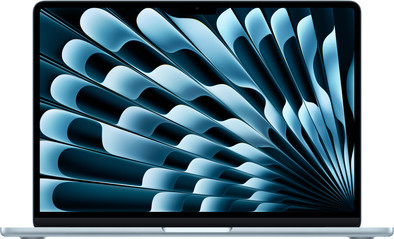 Apple MacBook Air 13 inch (2025) M4 (10 core CPU/10 core GPU) 16GB/512GB Hemelsblauw AZERTY is nooit meer leverbaar