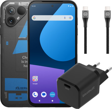 Fairphone 5 256GB Transparant 5G + Oplaadpakket is nooit meer leverbaar