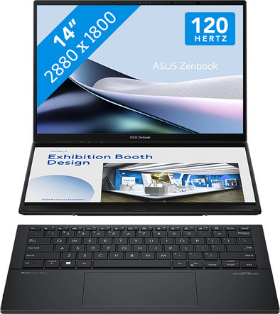 ASUS Zenbook Duo OLED UX8406CA-PZ032W Azerty is nooit meer leverbaar