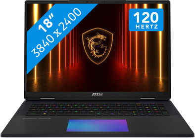 MSI Titan 18 HX AI A2XWJG-493BE Azerty is nooit meer leverbaar