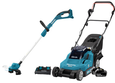 Makita DLM382CM2 incl. 4,0 Ah Accu (2x) + Makita DUR193Z (zonder accu) is nooit meer leverbaar