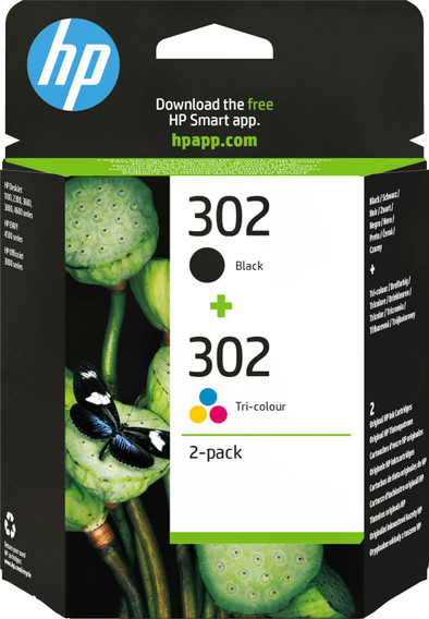 HP 302 Cartridges Combo Pack is nooit meer leverbaar