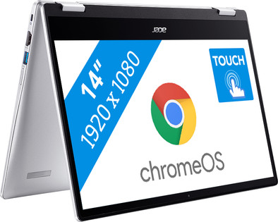 Acer Chromebook Spin 314 (CP314-1HN-C7JD) Azerty is nooit meer leverbaar